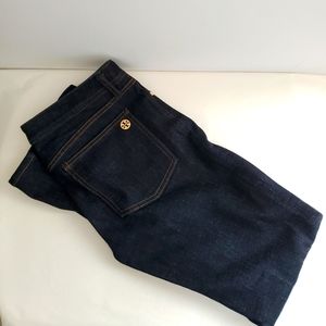 TORY BURCH Classic Tory Boot Indigo (dark blue) Bootcut Jeans